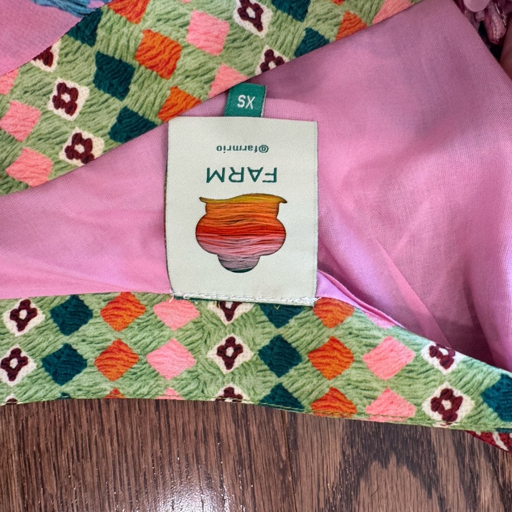 Farm Rio Fruits Queen Scarf Dress - Picture 2 of 4